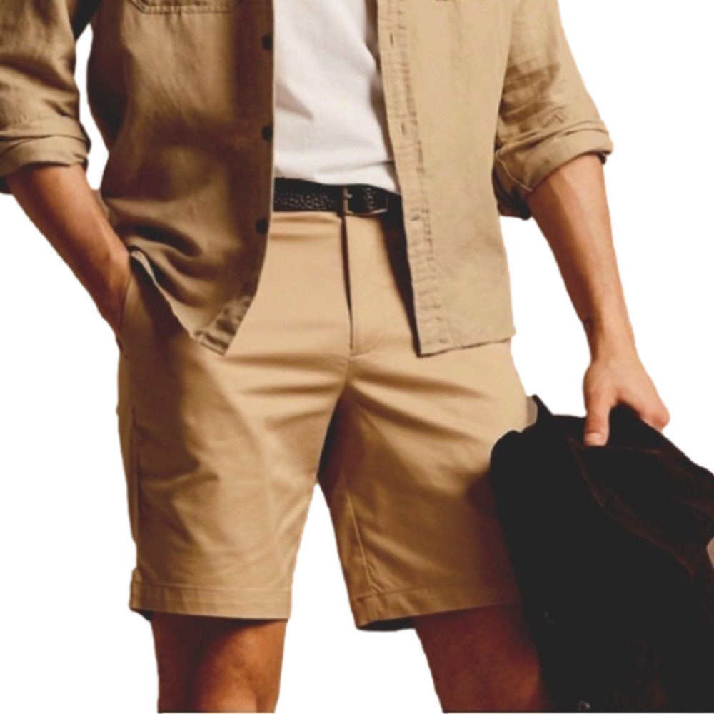 𝅺MEN’S Banana Republic Chino Shorts. Stone 36” * will confirm size